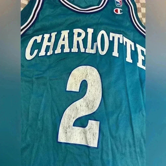 Vintage Larry Johnson champion jersey size 40 - Picture 3 of 3